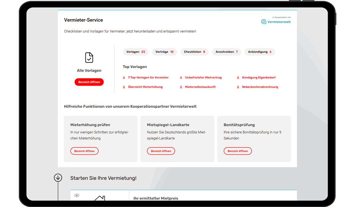 Neue Vermieter-Services im ImmoGuide